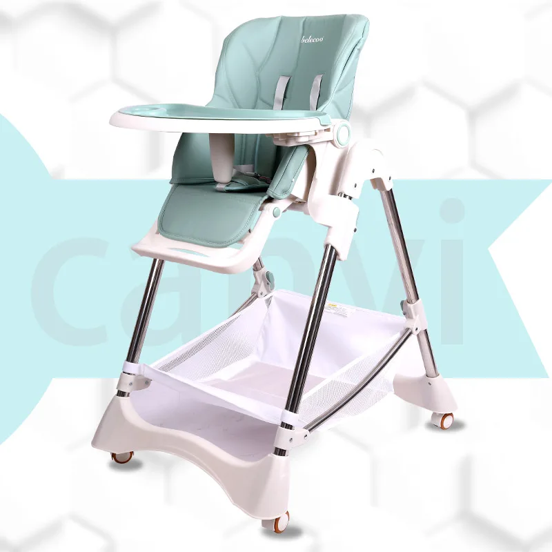 colour 8 Belecoo может детский обеденный стул многофункциональный детский складной стул портативный стол для еды - Цвет: colour 8