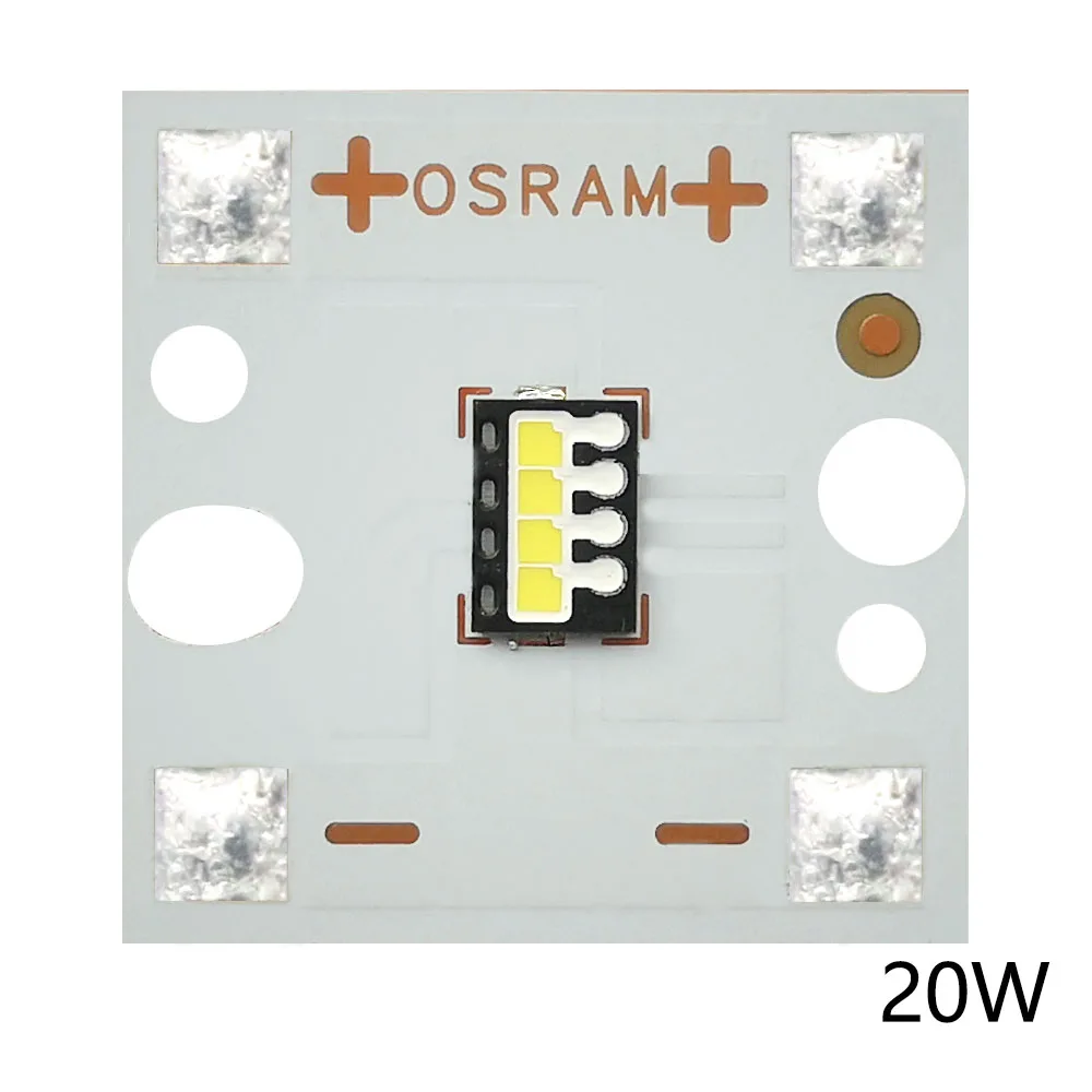 Супер яркий 25 Вт 20 Вт 15 Вт Светодиодный светильник 6500K светодиодный бусины PCB трубка лампа ксеноновая Osram лампы подложка меди для автомобильные передние фары "сделай сам"