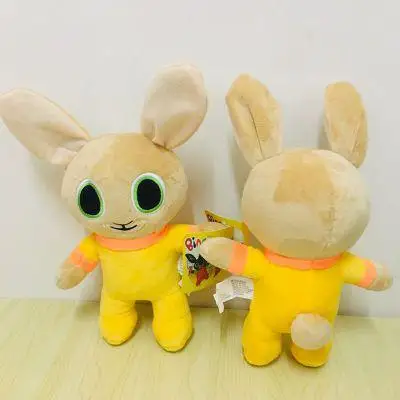Bing Bunny плюшевая игрушка подвеска зажим Брелок Bing Bunny кукла игрушка Hoppity Voosh чучело Панда Кролик игрушка для рождественских подарков - Цвет: Хаки