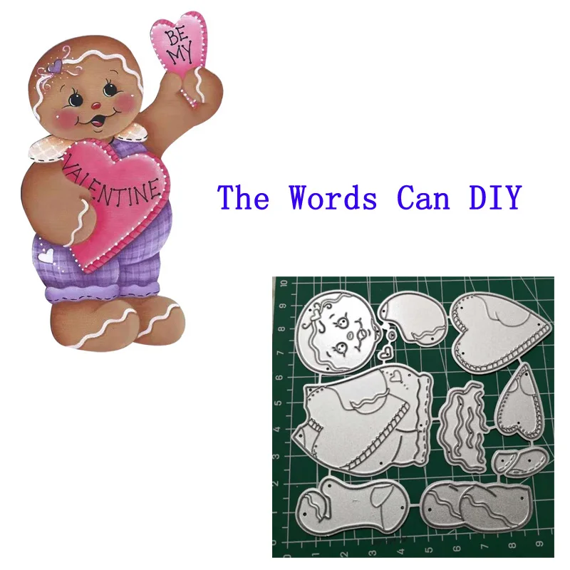 Металлические Вырубные штампы в стиле Дня Святого Валентина новинка 2019 детской