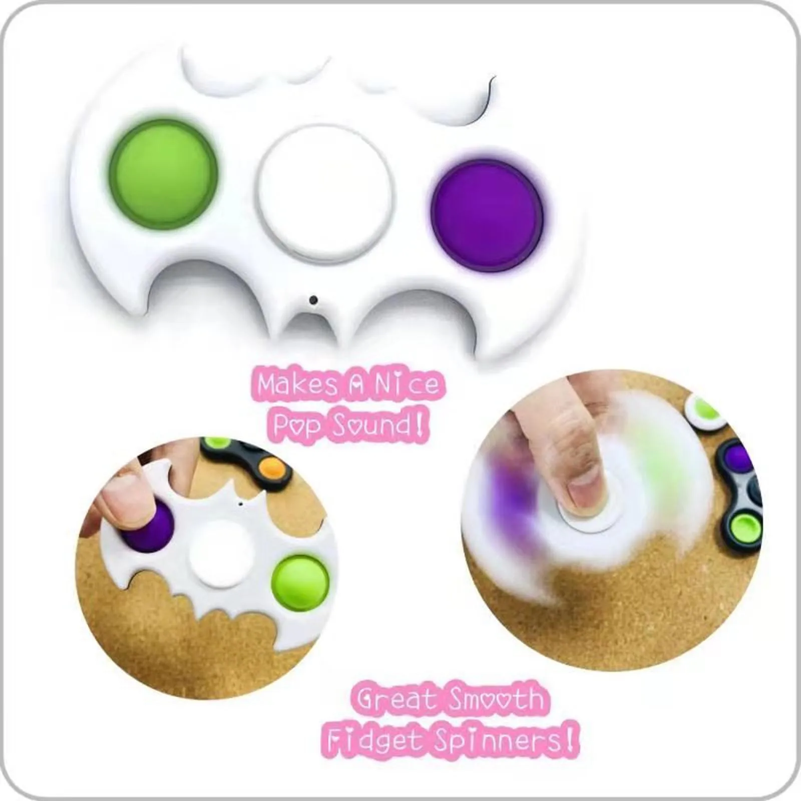 Красочная игрушка Спиннер для пальцев сенсорная антистресс искусственная с