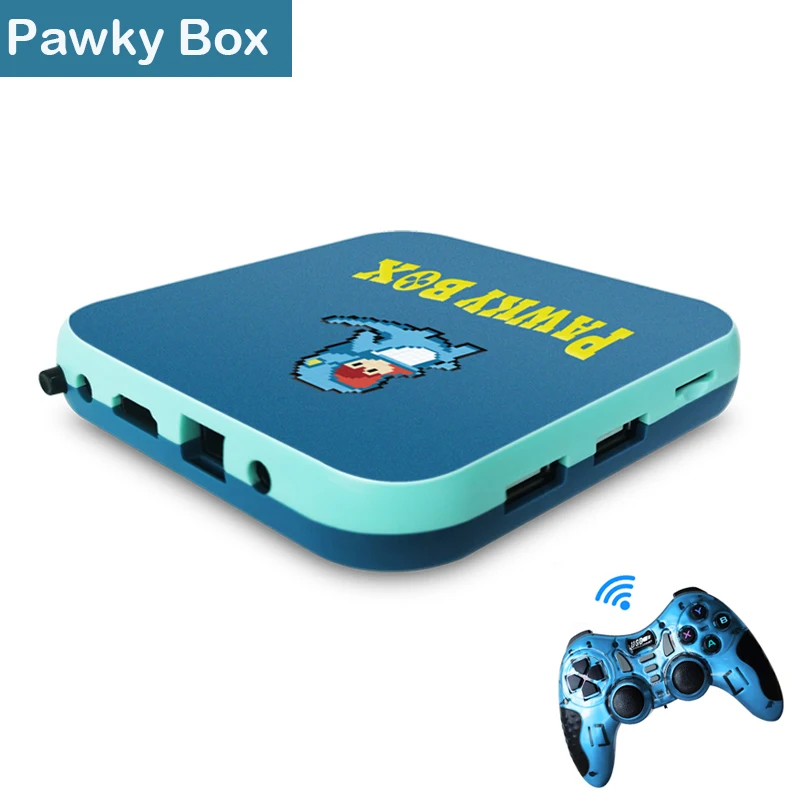 Консоль Pawky Box игровая ТВ-приставка Ретро видео супер консоль для NES/PSP/SNES/PS1 4K HD