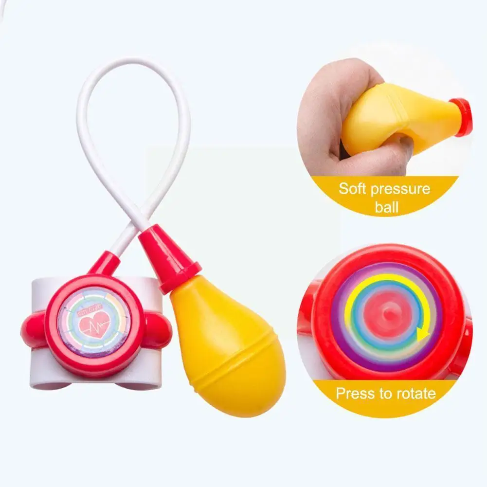 

Children's Doctor Suit Dress-up Toy Children's Role-playing Stethoscope Storage Box Kit Medical Nurse Kit Game U9y0