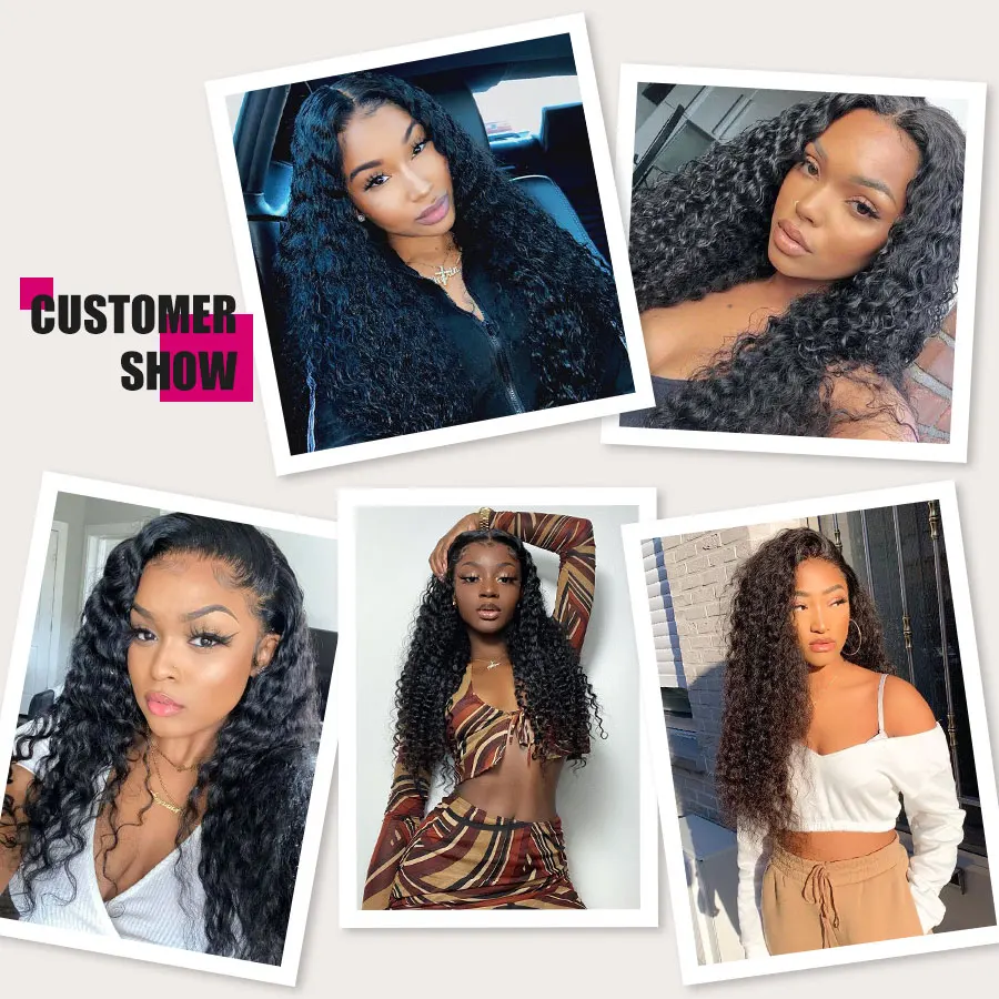 

CHEAP Curly Lace Front Wig 180 Density Lace Wig Glueless Lace Front Human Hair Wigs For Women Human Hair With Baby Hair Remy