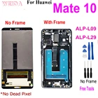 AAA + Новый ЖК-дисплей 5,9 дюйма для HUAWEI Mate 10, ЖК-дисплей, сенсорный экран, дигитайзер в сборе для Huawei Mate 10 ALP L09 L29, замена