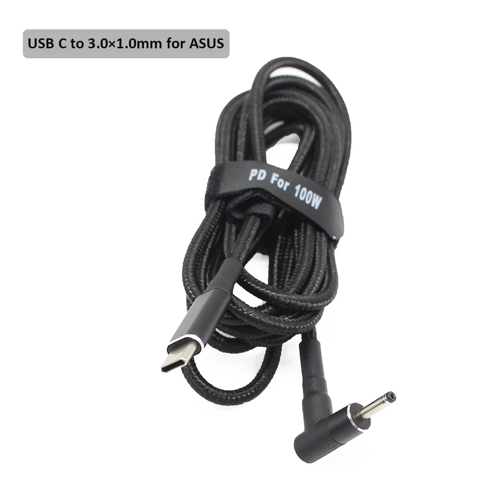 100 Вт DC PD конвертер USB C Type для ASUS Ноутбука зарядный кабель шнур питания ноутбука |