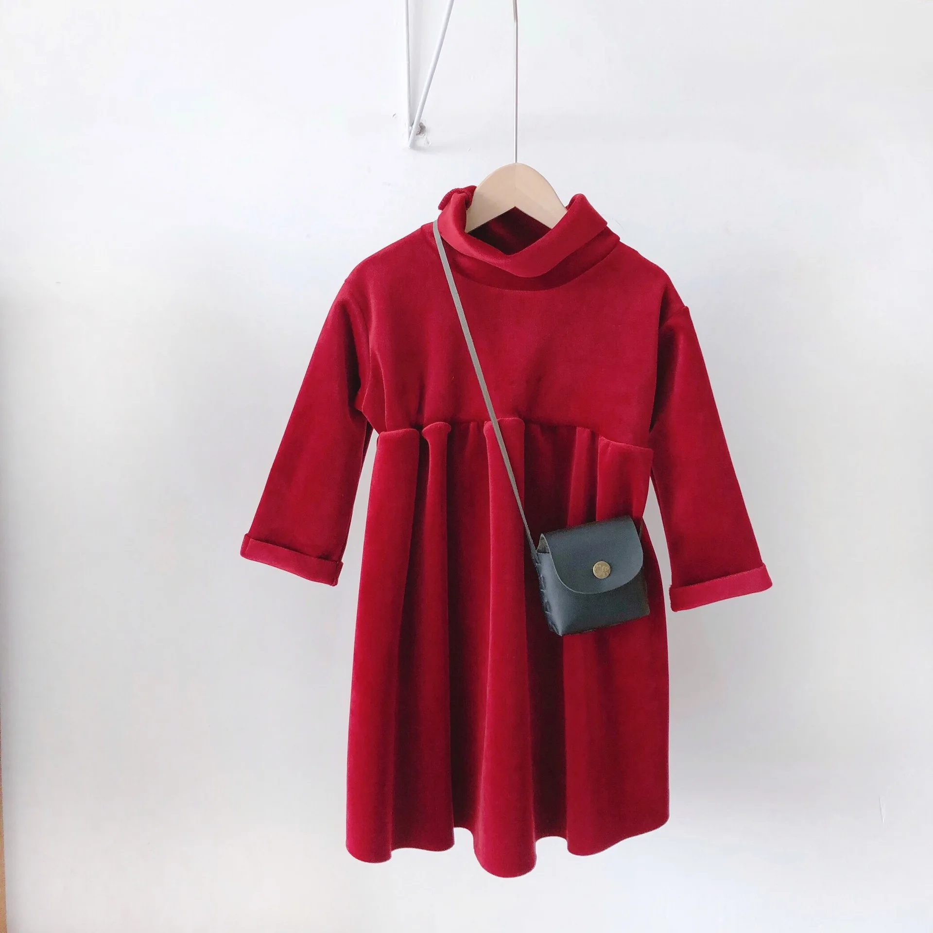 Осень-зима 2019 г. новинка корейский стиль хлопковое однотонное утепленное Длинное