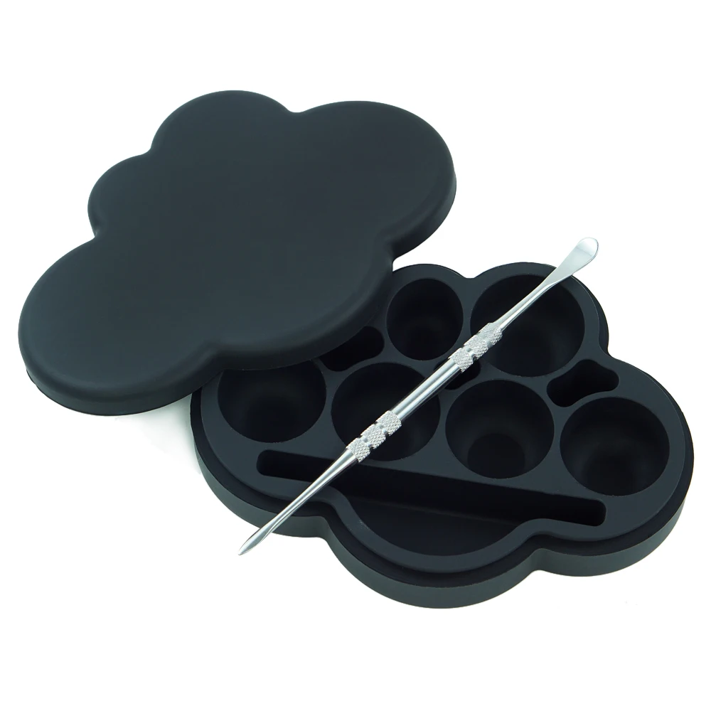 

1 Black Large 85ml Non Stick Oil Jar + 1 Stainless Steel Dab Tool Free Shipping