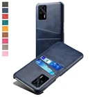 Чехол-Кошелек для карт для OPPO Realme GT Neo Capa ретро тонкий Чехол из искусственной кожи деловой чехол для Oppo Find X3 X2 Pro Neo Lite Funda