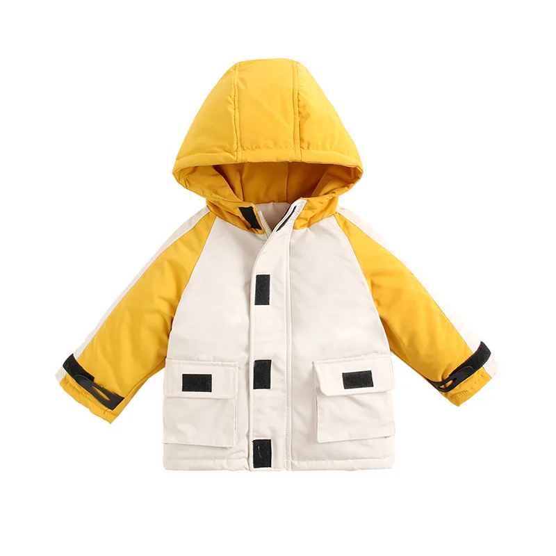 

New Autumn Winter Children's Jackets Pathwork Kids Duck Down Parkas Thicker Warm Boys Girls Coats Waterproof Children Outerwear