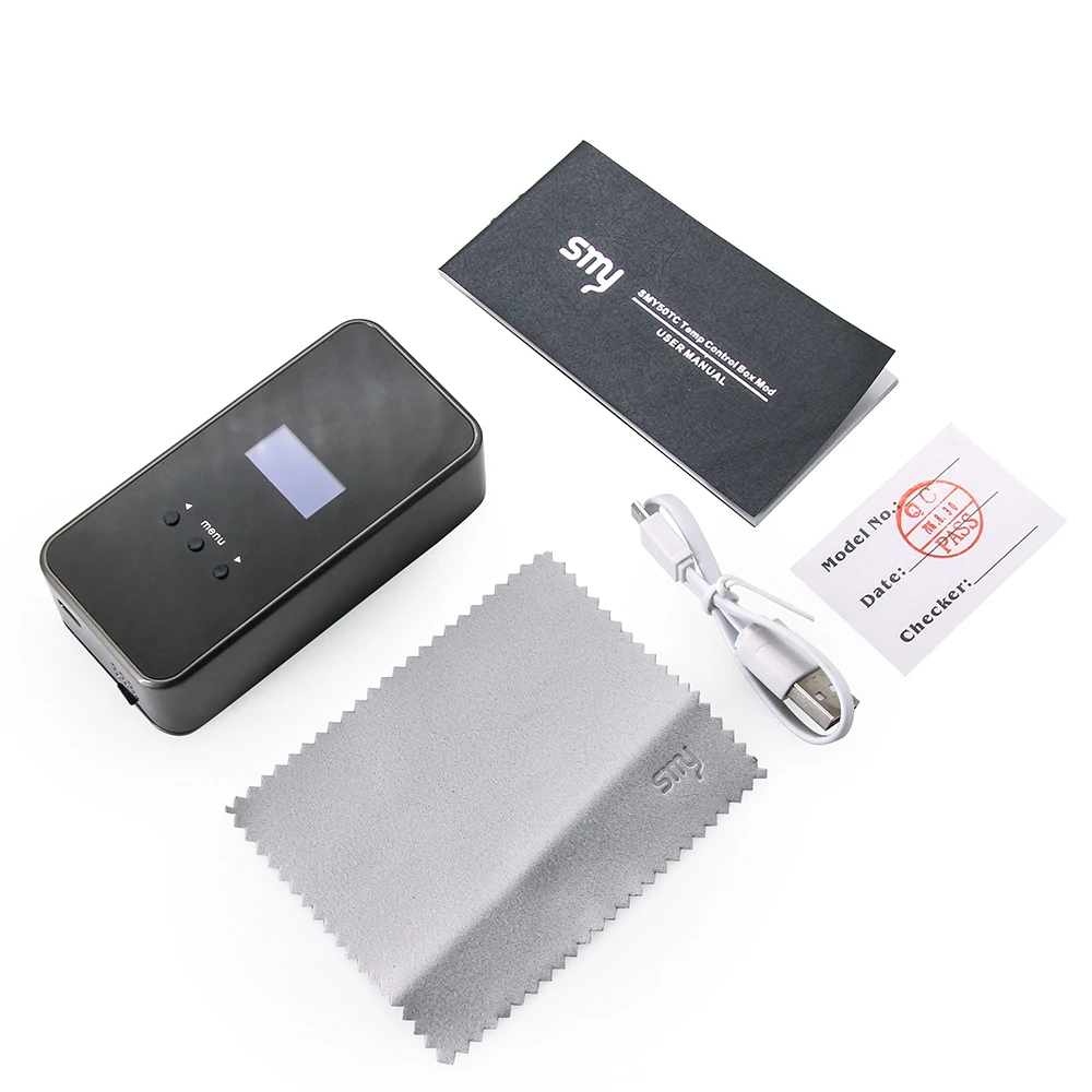 Распродажа, электронная сигарета, Vape мод, SMY 50 TC 50 W, мини бокс, подходит для 18650, батарея, контроль температуры, механический испаритель, мод