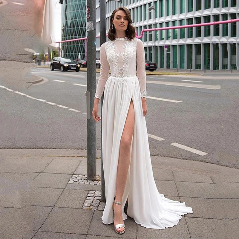 

Luxury Wedding Dress Elegant Multi-layer Lotus Leaf Yarn V-neck Beading Wedding Gowns Crystal Lace Up White Vestido De Noiva