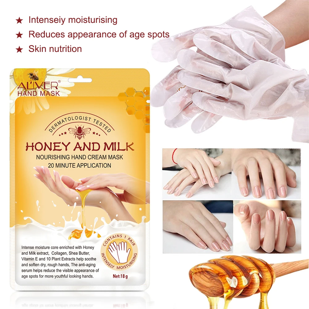 

Mango For Hands Mask Hand Wax Whitening Moisturizing Repair Exfoliating Calluses Filming Anti-Aging Hand Skin Cream Fast deliver