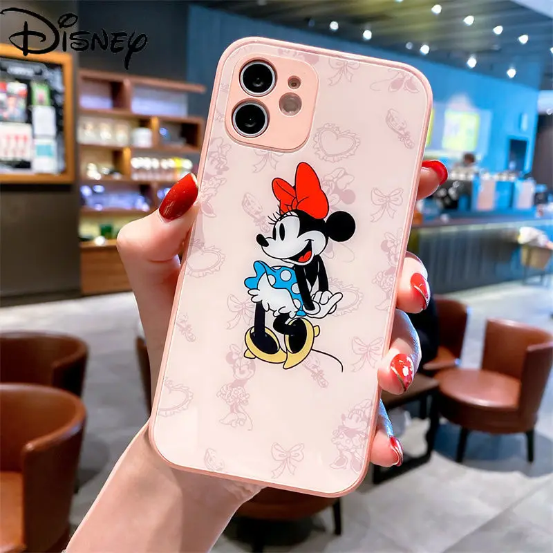 

Disney Mickey Mouse for IPhone 7/8P/X/XR/XS/XSMAX/11/12Pro Cartoon Mirror All-inclusive Mobile Phone Case
