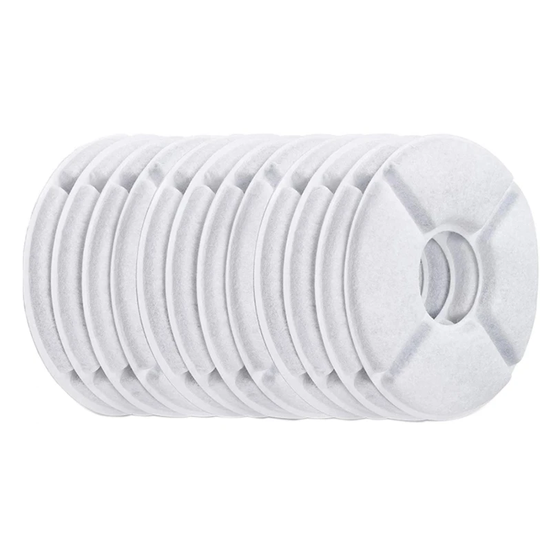 

Cat Water Fountain Activated Carbon Coconut Shell Replacement Filters for 1.6L Automatic Pet Cat Water Dispenser