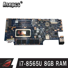 Original For HP Elite Dragonfly HSn-I32C Laptop Motherboard 6050A3074401-MB-A02 L74111-001 With i7-8565U 8GB RAM 100% Tested