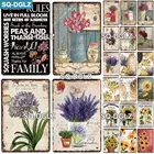 SQ-DGLZ Правила сада, металлический знак, винтажные металлические таблички, декор для паба, бара, домашний Настенный декор, жестяные знаки, плакат с цветами, подарок