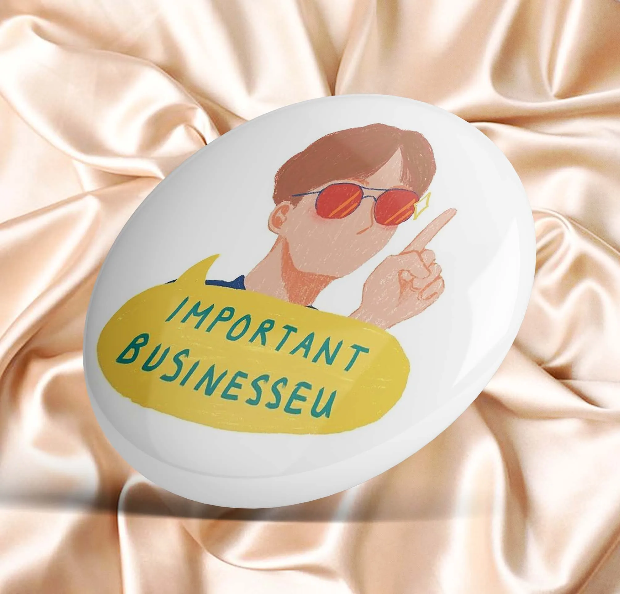 

jhope Important Business Soft Enamel Pin Jewelry Lapel Pin Collar Cartoon Decor Brooch Badge Women Metal Hat Gift Funny Lover