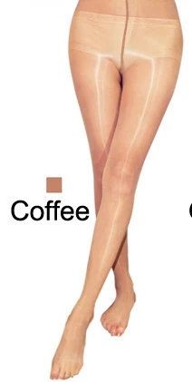 coffee Масляные блестящие колготки супер тонкий эластичный прозрачный сексуальный плотный шелк гладкие прозрачные чулки Домашняя одежда Клубные брюки - Цвет: coffee