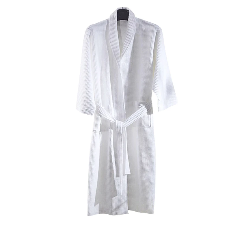 Банные халаты из 100% хлопка с вафельным рисунком длина 48 дюймов для 5 звездочных