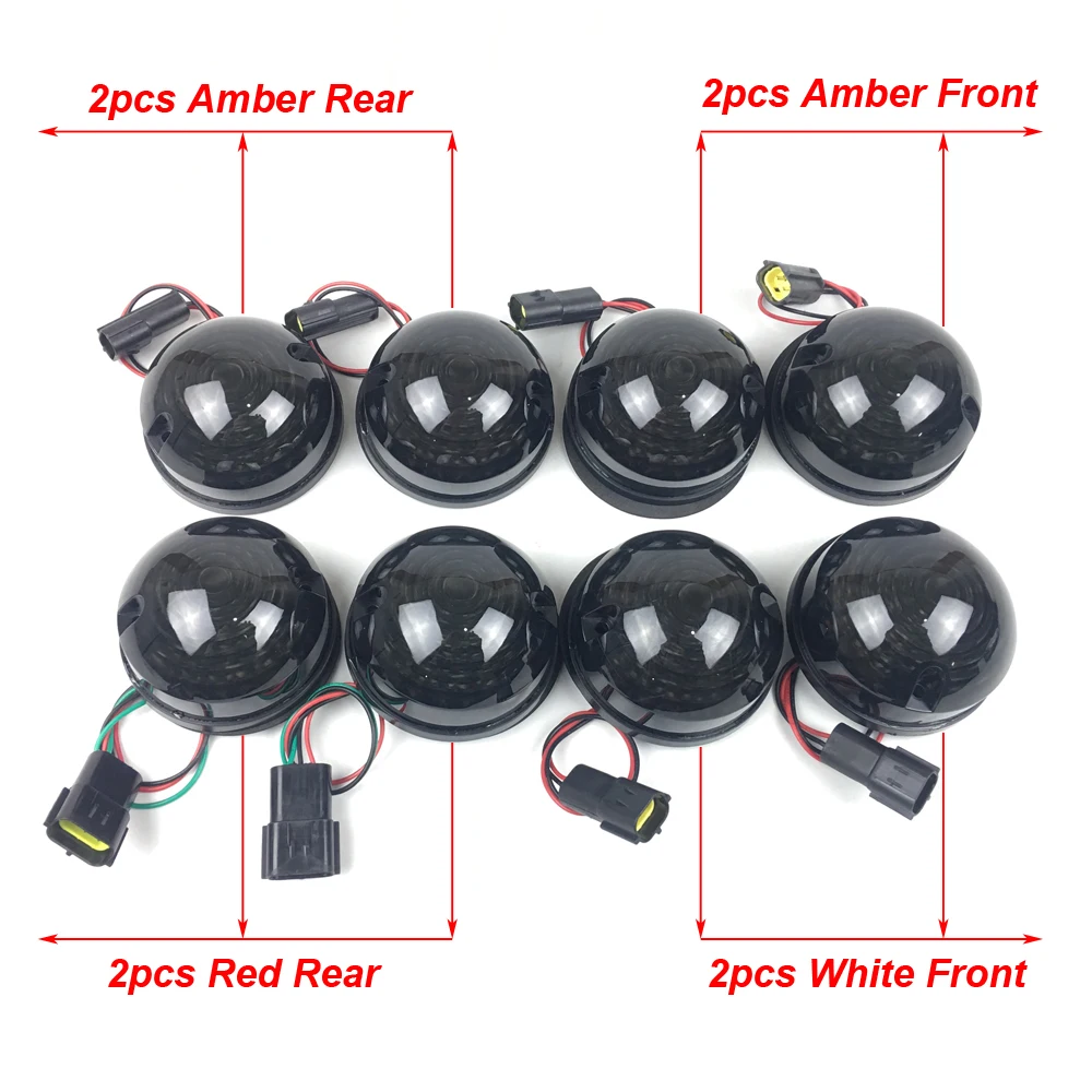 8 шт. для Land Rover Defender 90 110 копченые линзы светодиодный красный стоп светильник s