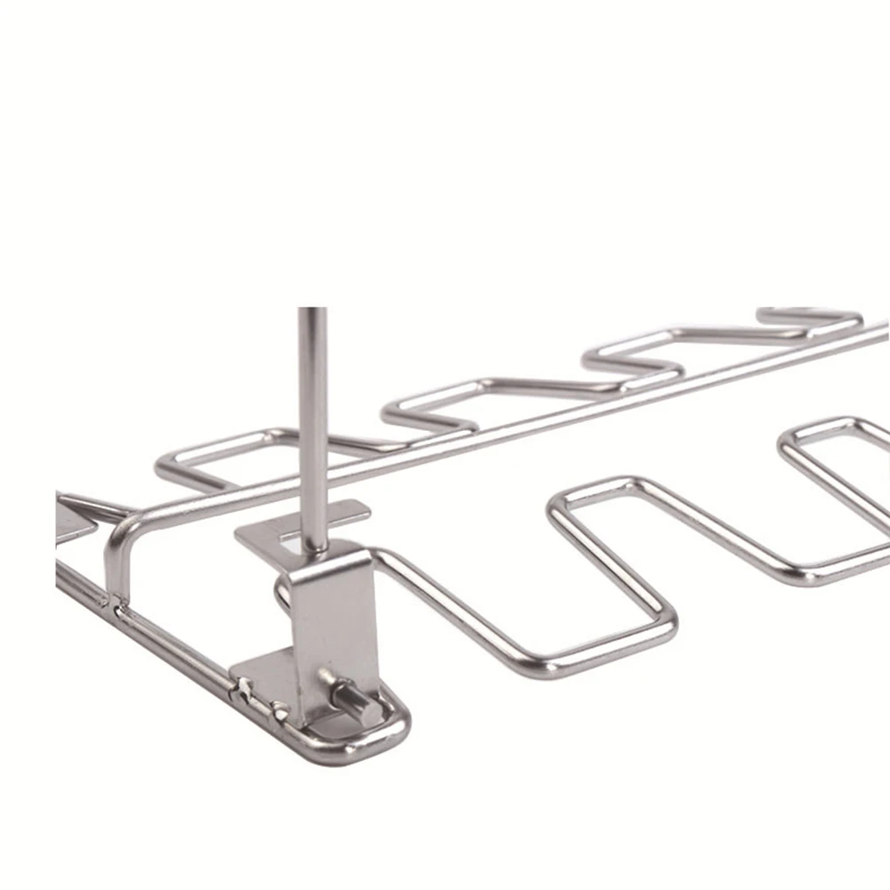

Stainless Steel Grilled Chicken Leg Rack With Bottom Tray Grilled Chicken Rack Barbecue Tray Barbecue Rack BBQ Barbecue Rack