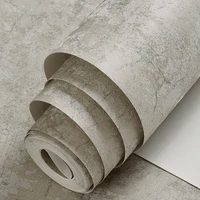 industrial plain solid wallpaper rolls non woven wall paper for home decor living room bedroom shop decor papel de parede