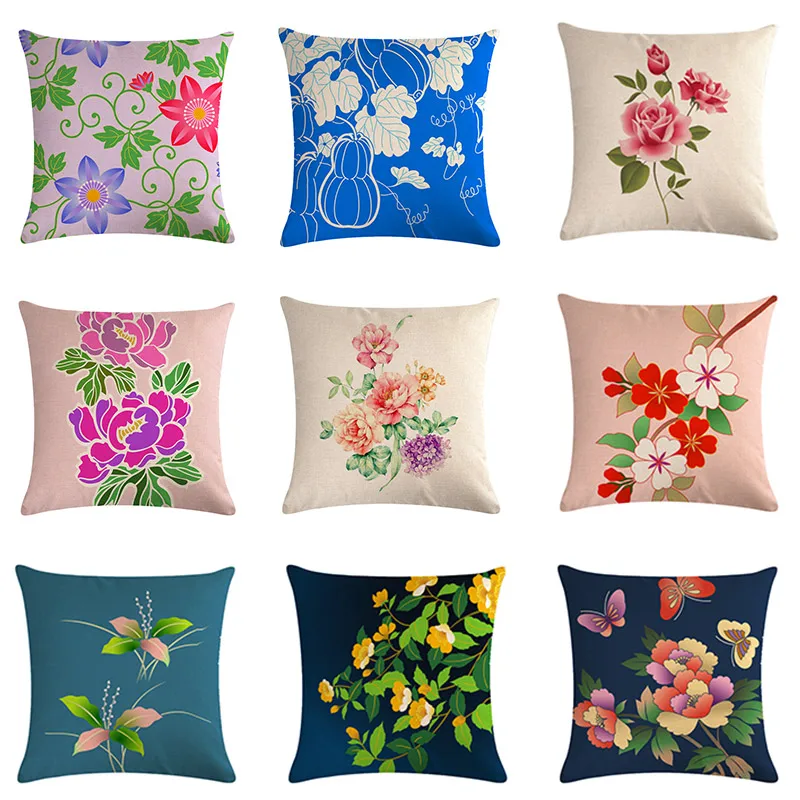 

Декоративная наволочка в виде цветов, 45 х45 см