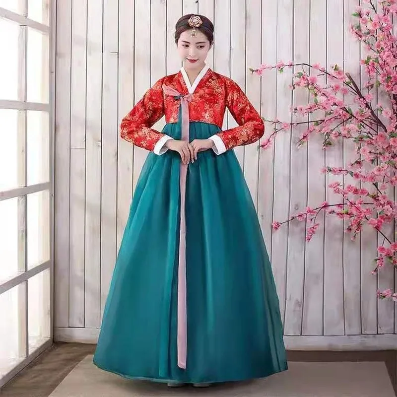 

Hanbok Корейская одежда дворец традиционный старинный Костюм танцевальная одежда