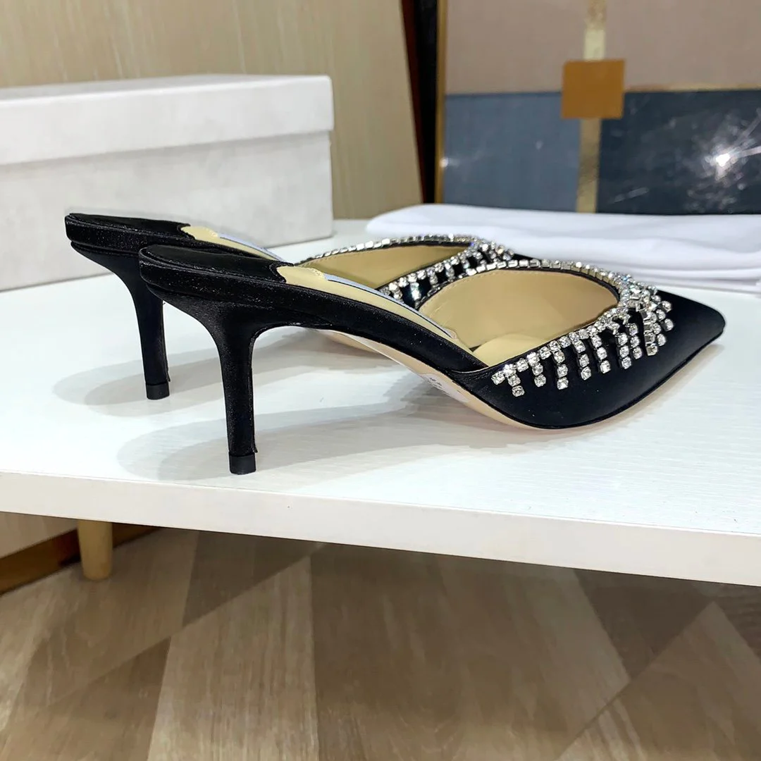 

High Heeled Women's Shoes Customized Top Designer Handmade Leather Date Party Leisure Versatile Better Match2020