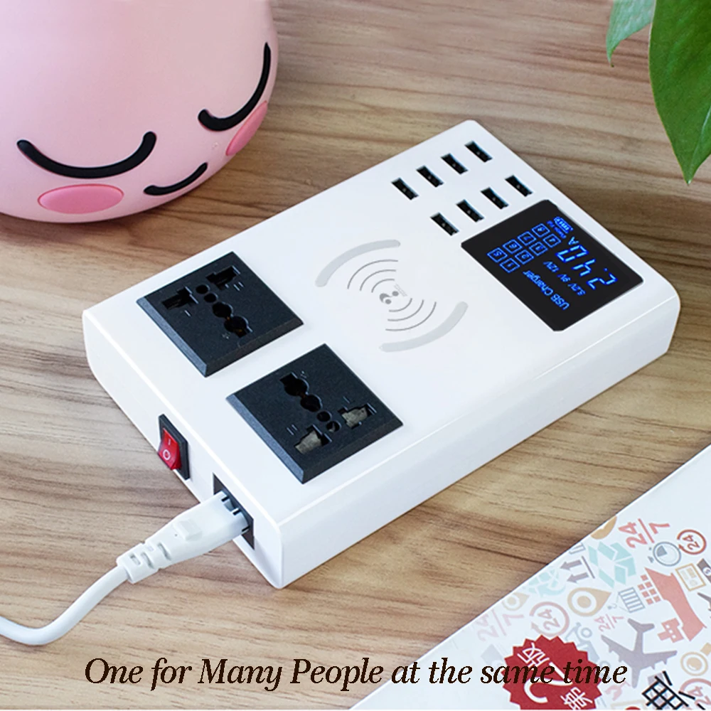 Беспроводное зарядное устройство QI 8 портов быстрая зарядка | Мобильные телефоны