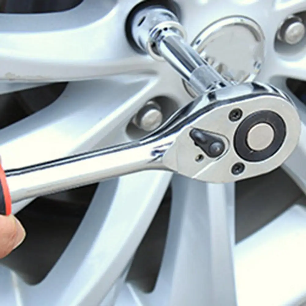 Гаечный ключ с храповым механизмом 1 шт. 1/4 дюйма 3/8 1/2 24 зубца|Гаечный ключ| |