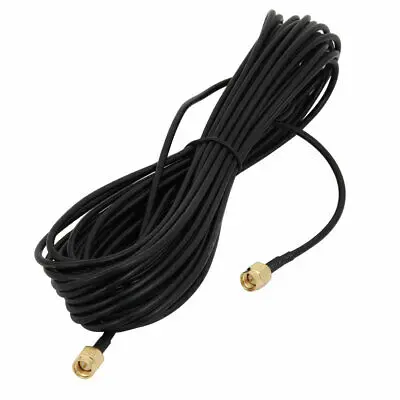 

RG174 Antenna WiFi Pigtail Cable SMA Male to Male Connector 9 Meters Length
