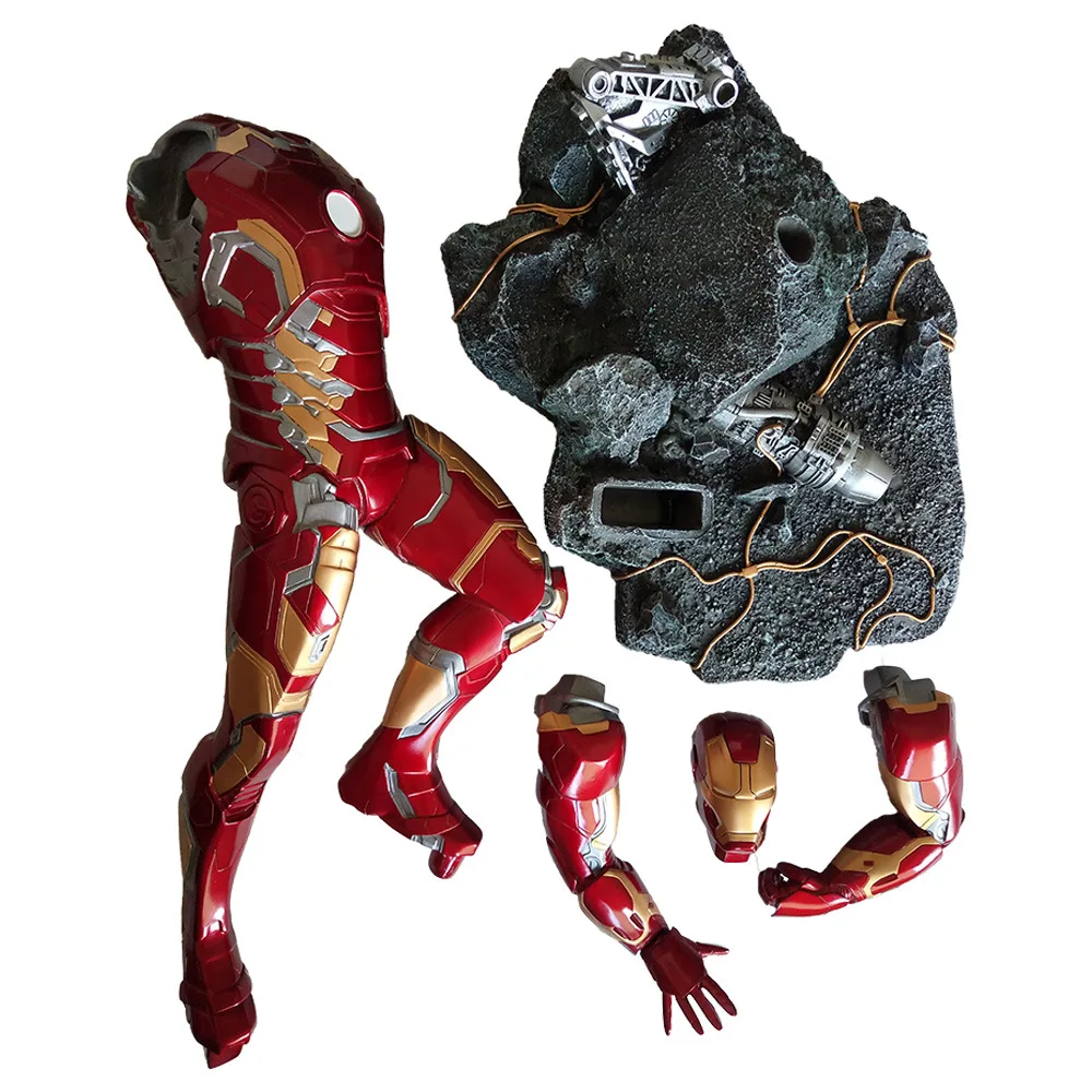 Marvel Мстители Ironman Mark 43 Смола Статуя PVC Фигурки игрушки 50см|Игровые фигурки и