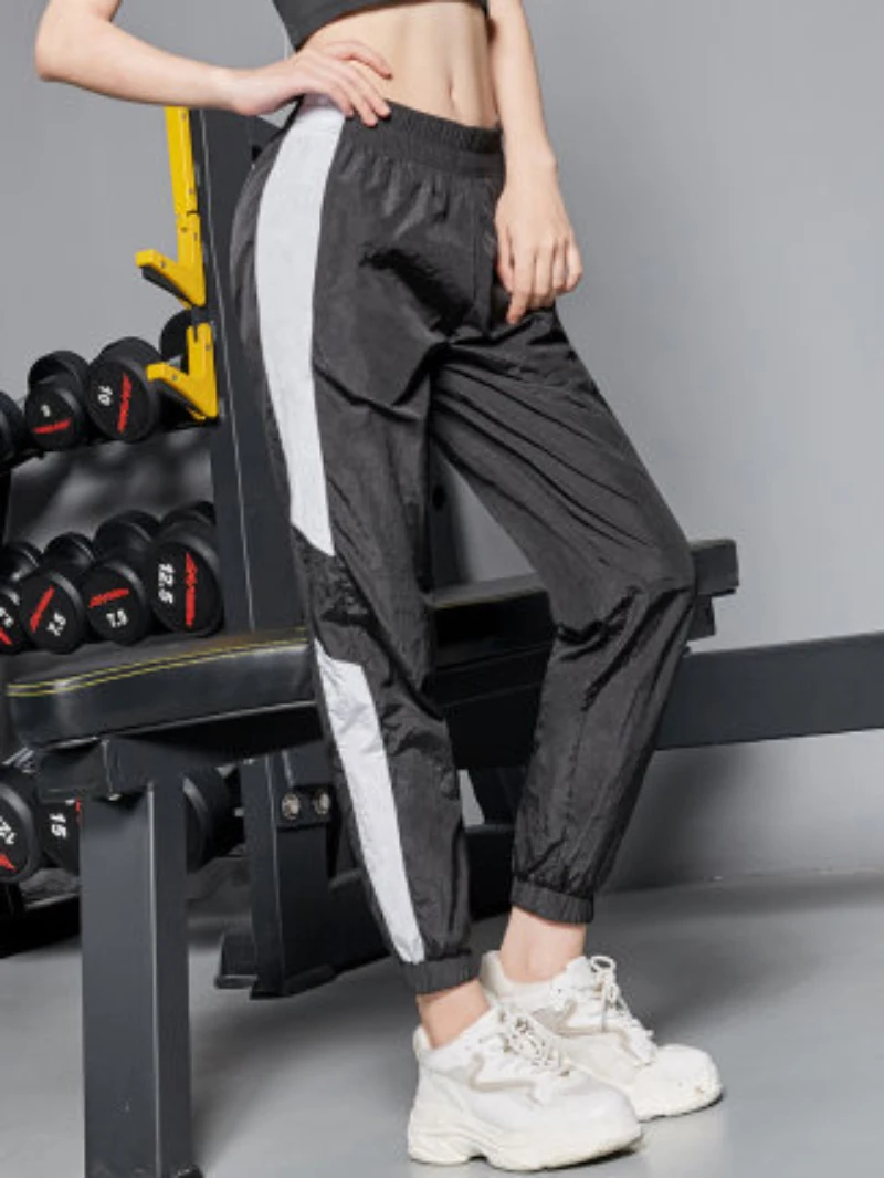 Новинка 2019 женские спортивные брюки летние свободные повседневные штаны для