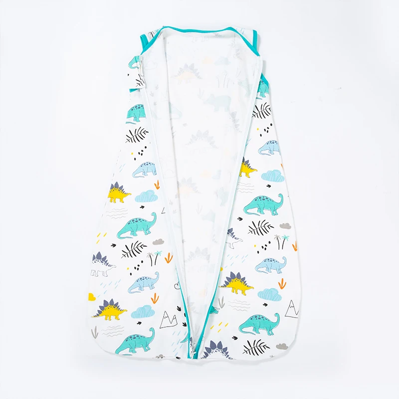 Baby Sleeping Bag For Newborn Baby Wearable Blanket 0.5 Tog Summer 100% Cotton Print Vest Sleep Sack Baby Boys Girls 0-3 Years