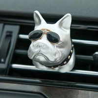 creative bulldog car air freshener perfume clip fragrance diffuser auto vents scent odor freshener perfume interior decoration