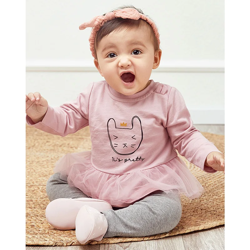 Balabala/комплект из 2 предметов для маленьких мальчиков длинный свитер с