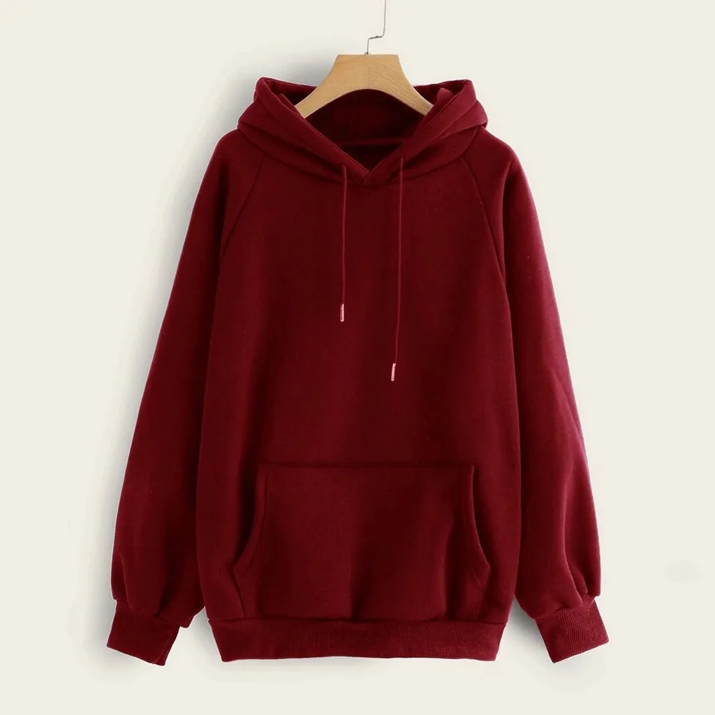 oversized Sweatshirt women tops hoodie Warm Streetwear Red black Gary Women Hoody Printing Letter Harajuku Ladies clothes | Женская