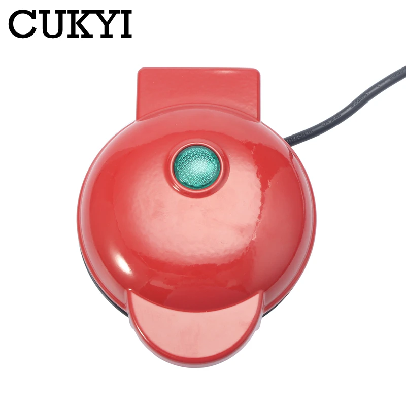 Домашняя мини вафельница CUKYI двухсторонняя нагревательная машинка для завтрака