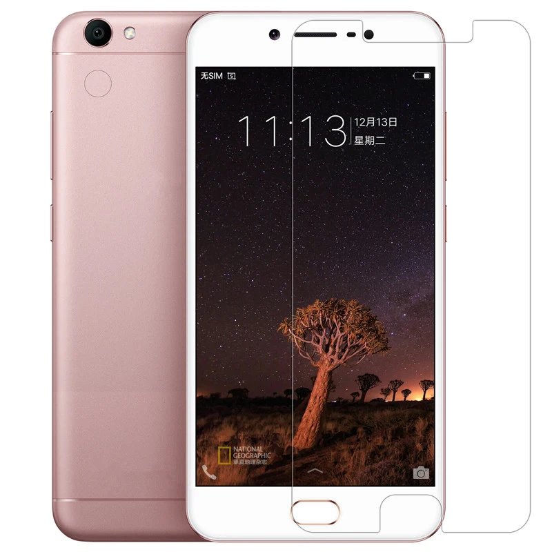 Ультратонкое взрывозащищенное Закаленное стекло твердости 9H для vivo V3 MAX V5 Plus HD стекло на vivo Y31 Y33 Y35 Y51 Y55 Y75 Y66 Y67
