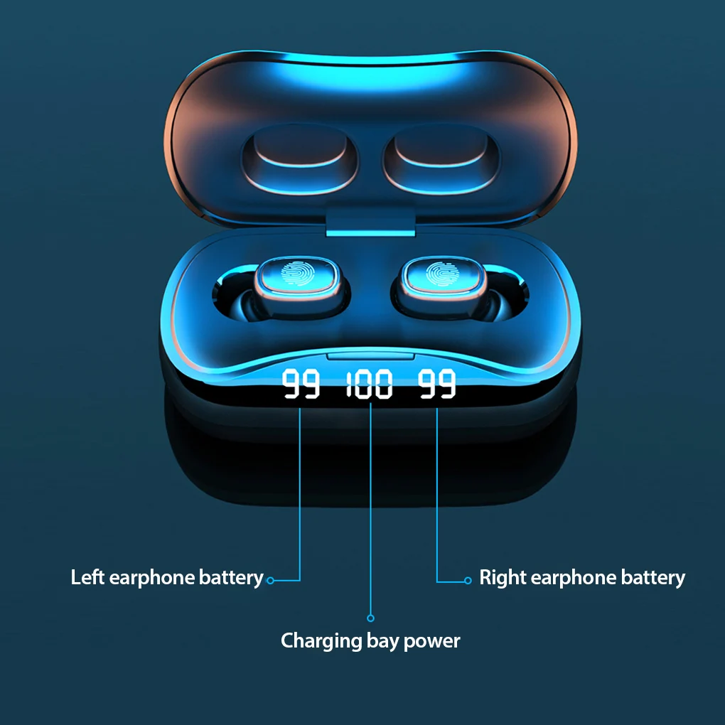 

TWS-наушники беспроводные с поддержкой Bluetooth, 1 пара