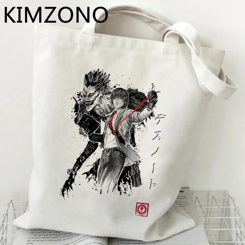 

Сумка для покупок Death Note, складная холщовая Джутовая сумка, шоппер