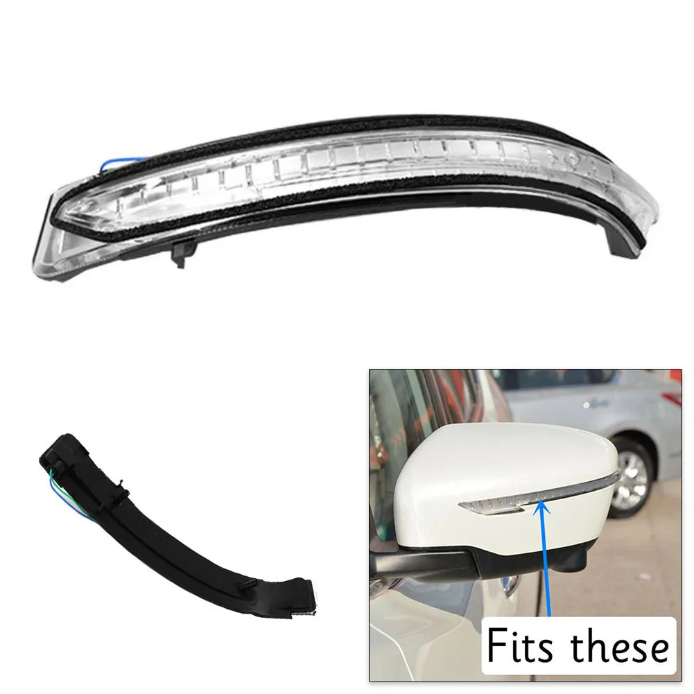 

Car LED Wing Mirror Indicator Lens Direct Replacement Right For NISSAN QASHQAI 2013-2017 Car Side Wing Mirror Indicator