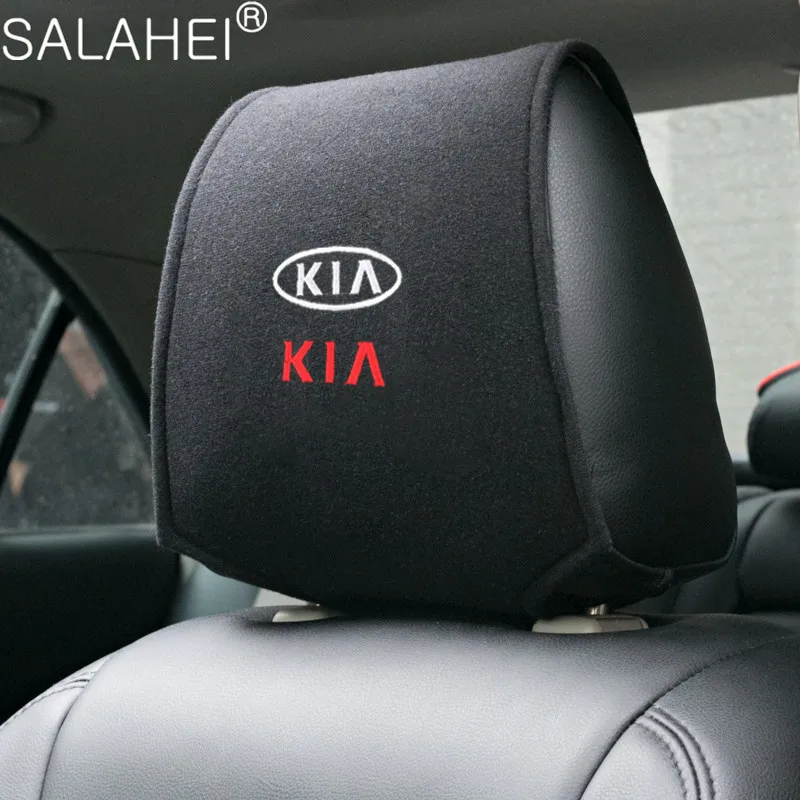 

1Pcs/set Car Headrest Cushion Neck Pillow Case Auto Seat Pillow Cover For Kia Cerato Sportage R K2 K3 K5 Sorento Sportage R Rio