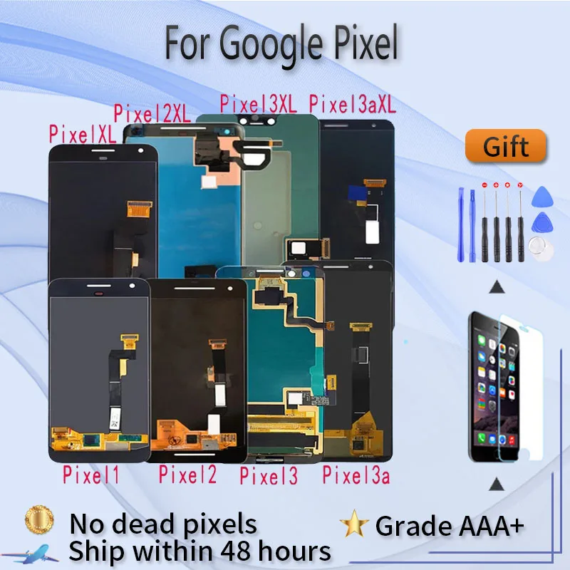 Для Google Pixel 2 3 3A XL ЖК-дисплей Дисплей кодирующий преобразователь сенсорного