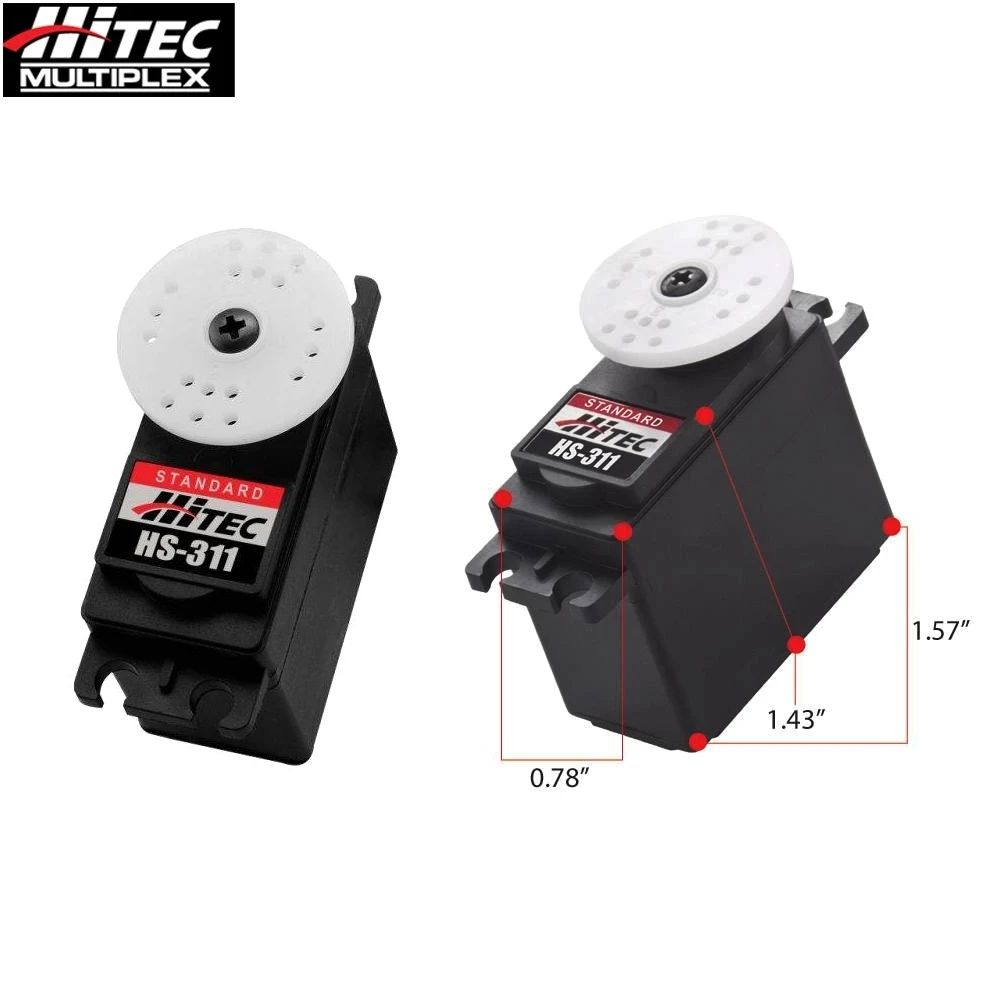 Стандартный аналоговый экономный сервопривод 4 8 В-6 0 в 5 кг/см 76 унций/в