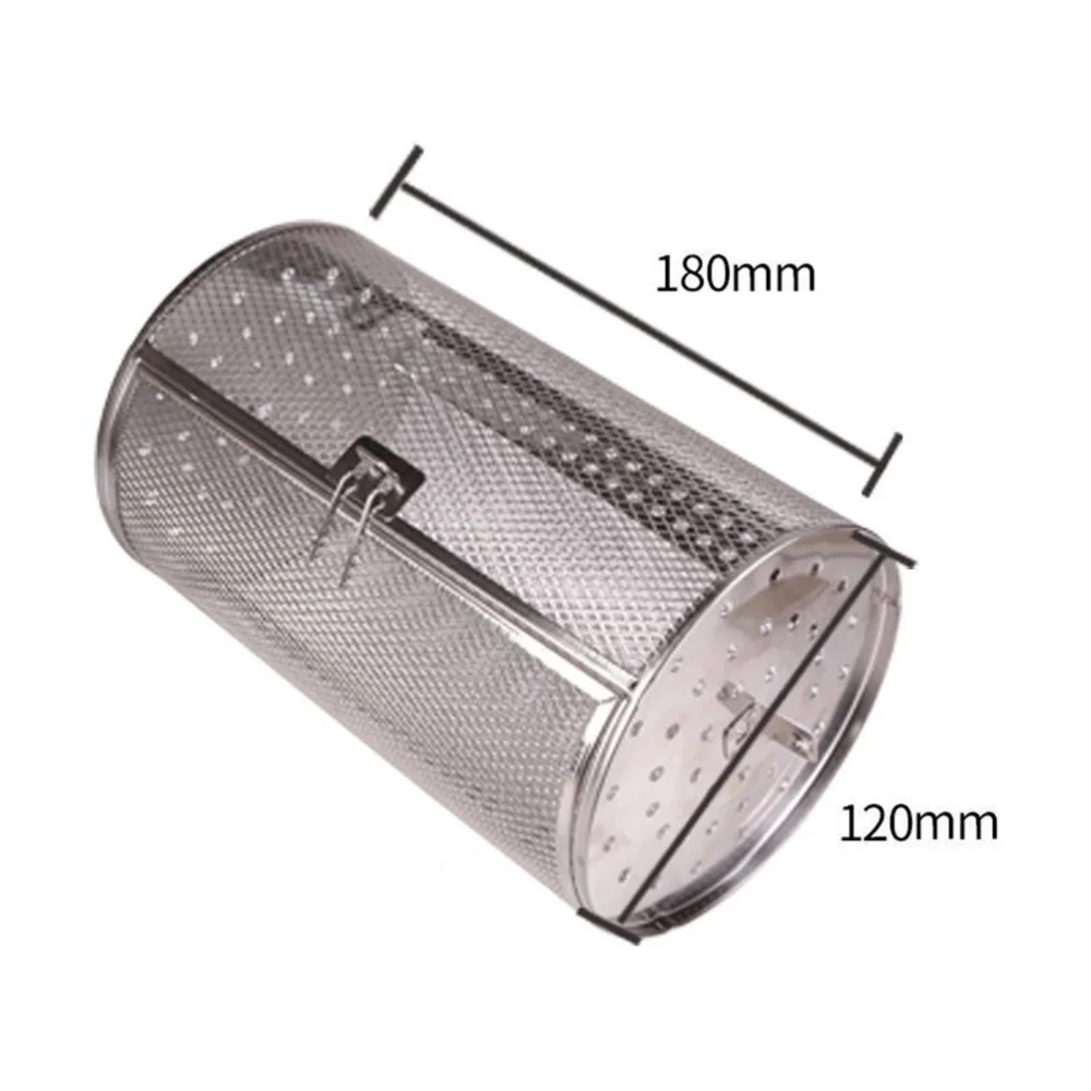 

Air Fryer Rotisserie Oven Basket Kitchen Grill Roaster Air Fryer Accessories (Silver Gray)