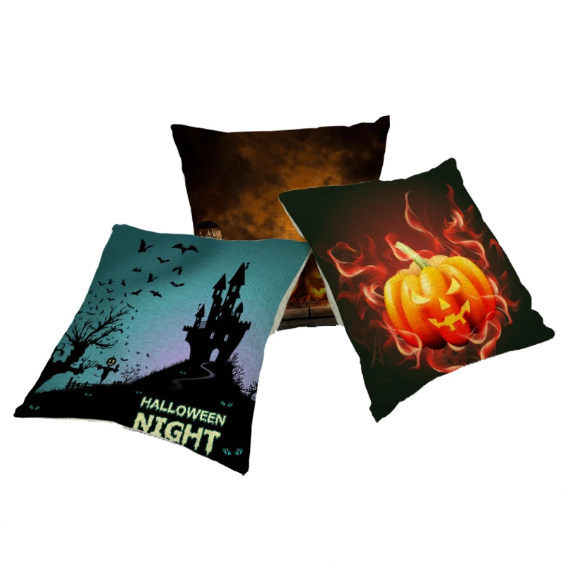 Новинка наволочка с изображением тыквы и ведьмы праздничный подарок на Хэллоуин