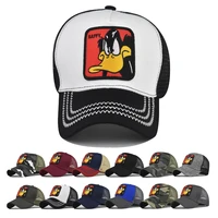 animal motifs cap adult net cap baseball cap hat unisex daffy duck embroidery shade spring autumn cap hip hop fitted cap